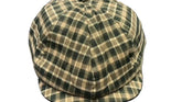 Jonathan D Gino Plaid Newspaper Cap – Vintage Forest Green
