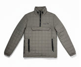 Cutty Grid-Lock Anorak Puffer Jacket – Sage Olive