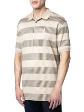 The Polo Stripe Double Mercerised Short Sleeve Golfer – Stripe Stone