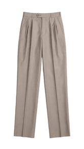 Jonathan D Microfibre Trouser Old Khaki