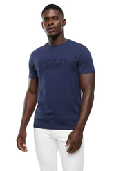 Polo T-Shirt Logo Emb Navy