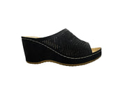 Hush Puppie Soft Trianna Wedge Black