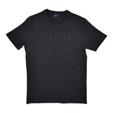Polo T-Shirt Embroidered Logo Black