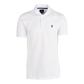 The Polo Essential Pique Short Sleeve Golfer – Classic White