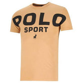 Polo T-Shirt Sport Bold Logo Tan