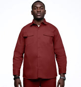 Dickies 847 Long Sleeve Shirt Burgandy