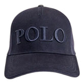 Polo Cap 5 Panel Embroidered Peak Navy