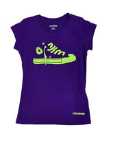 Converse T-Shirt Girls Purple