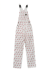 Samson Dungaree Aop Logo White/Red