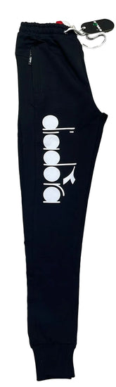 Diadora Trackpants Mattia Black And White