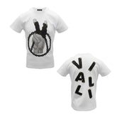 Vialli Crew T-Shirt Lavaza White
