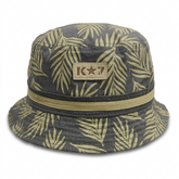 Klevas Bucket Hat Laguna Charcoal And Tan