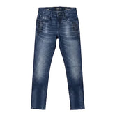 Vialli Scheletrico Distressed Skinny Jeans Justice Navy