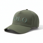Polo Cap 5 Panel 3D Pyramid Peak Olive