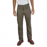 Samson Painter Cotton Twill Olive trousers front view on white background
