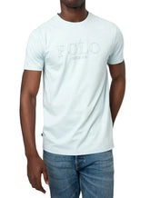 Polo T-Shirt Printed Blue