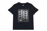 Levis Kids T-Shirt Wavy Logo Black