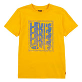 Levis Kids T-Shirt Wavy Logo Yellow