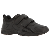 Hush Puppie Deuce Velcro Trainer Black