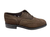 Barker Suede Lace Up Brown