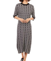 Polo Dress Ladies Monogram Yumna Knitted Black