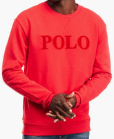 Polo Sweater Flock Red