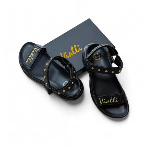 Vialli Sandle Successor Sling Strap Black