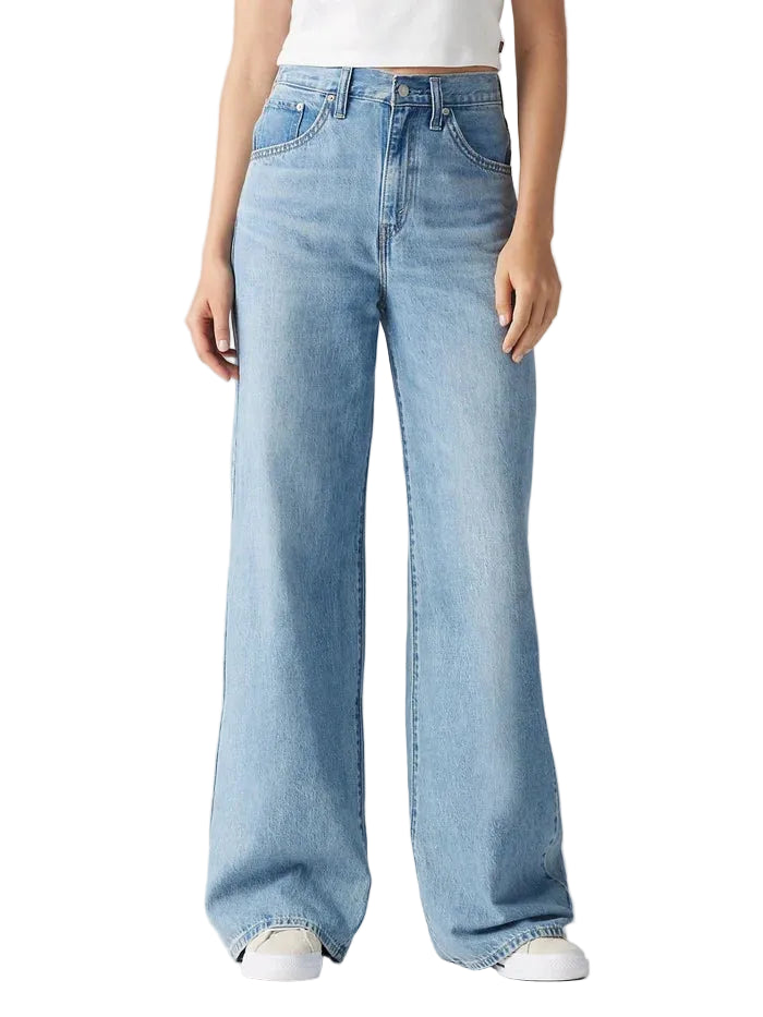 Levis Jeans Ladies Cinch Baggy Invested Indigo