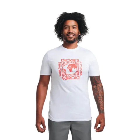 Dickies Mississipi Graphic White/Red