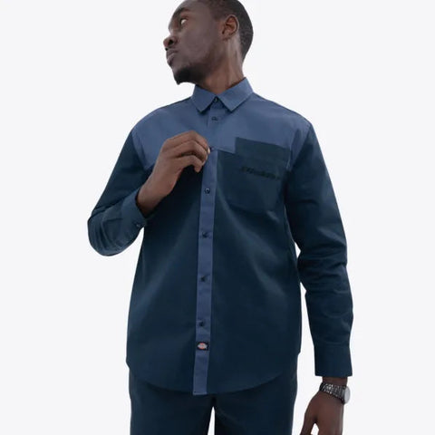 Dickies Melbourne Two Tone Ls Shirt