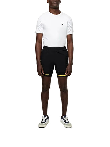 Polo Shorts Sport Running Black