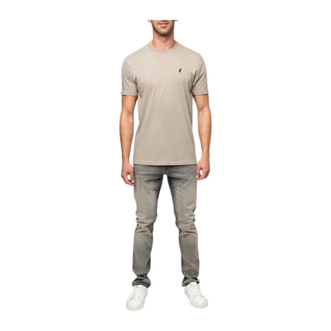 Polo Men's Essential Small Logo SS T-Shirt - Taupe