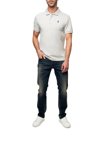 Polo Golfer Essential Pique Light Grey