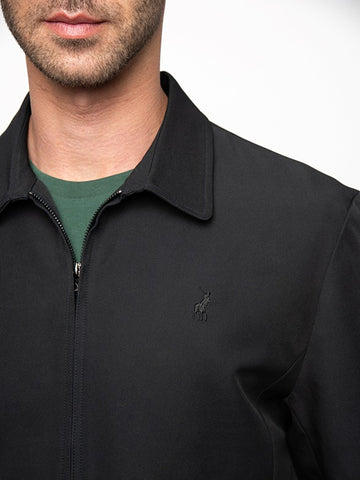 The Polo Essential Tech Harrington Jacket – Jet Black