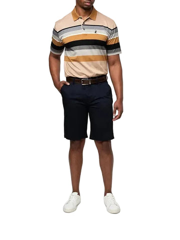 Polo Shorts Essential Cotton Chino Navy