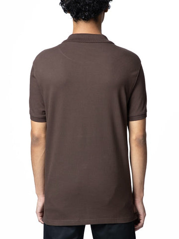 The Polo Essential Pique Short Sleeve Golfer – Rich Chocolate