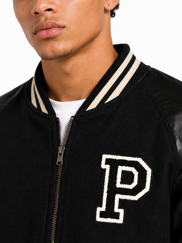 The Polo PJC Varsity Jacket Black