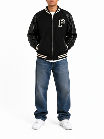The Polo PJC Varsity Jacket Black