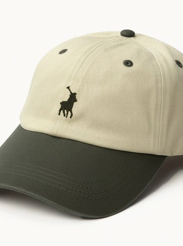 Polo Ralph Lauren Two-Tone Cap – Sand & Olive