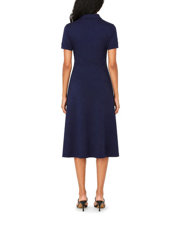 Polo Dress Ladies Golfer Emily Fit & Flare Carbon Navy