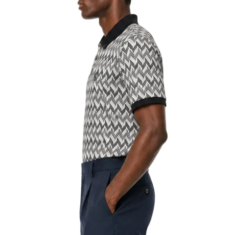 Brentwood Golfer Mercerized Cotton Saul Black/White