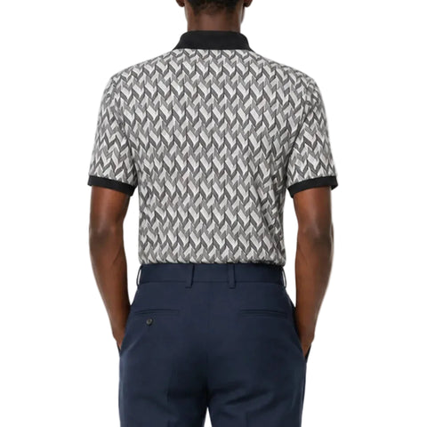 Brentwood Golfer Mercerized Cotton Saul Black/White