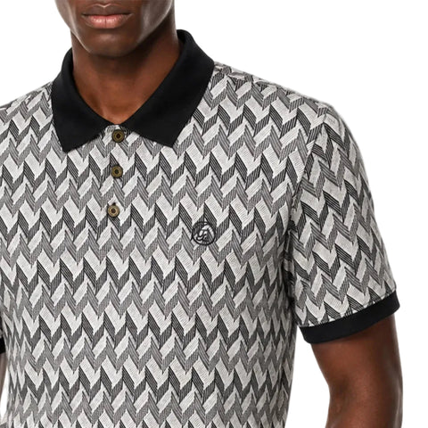 Brentwood Golfer Mercerized Cotton Saul Black/White