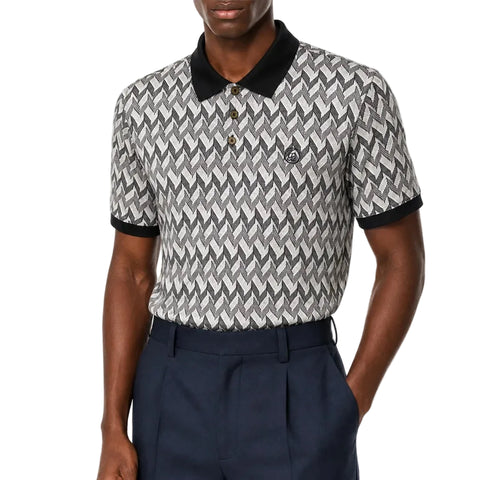 Brentwood Golfer Mercerized Cotton Saul Black/White
