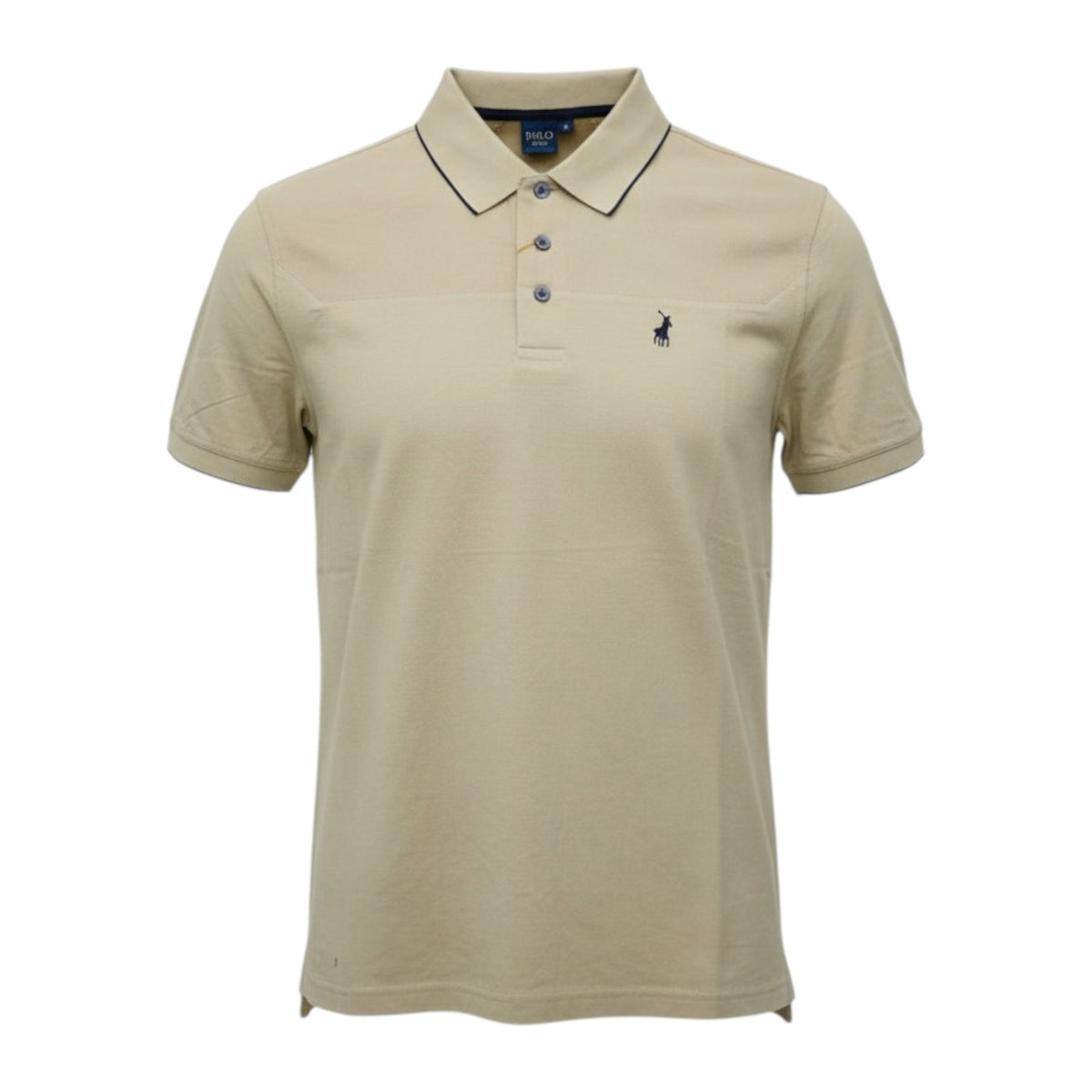 Polo Golfer Mercerized Button Camel