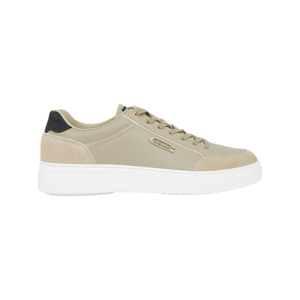 G Star Sneaker Straker Leather Taupe/Black