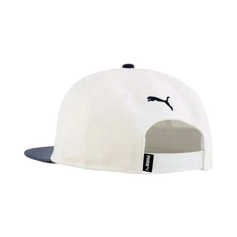 Puma Cap Ess No1 Logo Flat Brim Ivory/Navy