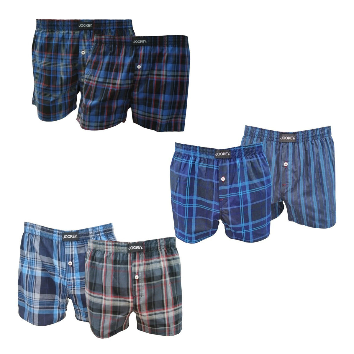 Jockey 2 Pack Woven Boxer