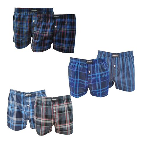 Jockey 2 Pack Woven Boxer