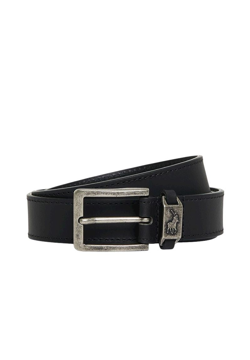 Polo Belt Jayden Leather Black